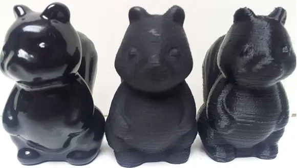levels of smoothness in 3D prints