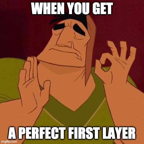 first layer just right meme