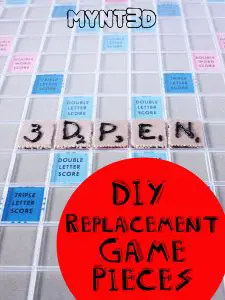 DIY game board pieces. Source MYNT3D.com