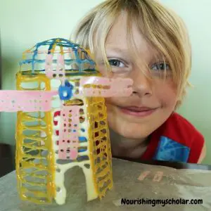 An impressive windmill drawn by the son of the owner of nourishingmyscholar.com