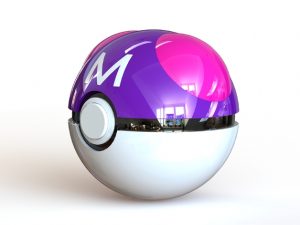 A fully functional 3d printed pokemon masterball/pokeball