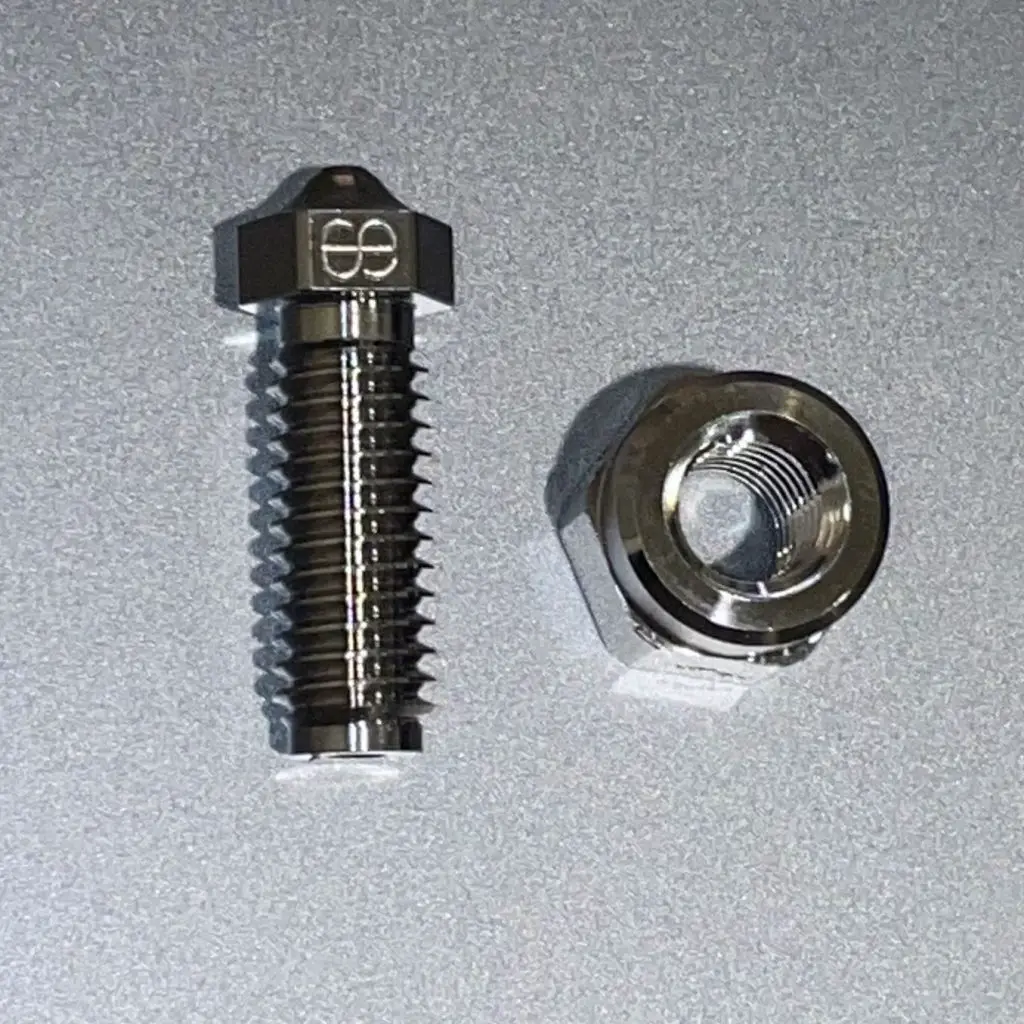A picture of the (disassembled) Ultra High Flow Nozzle for the Phaetus Rapido