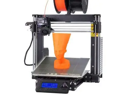 An image of a Prusa i3 MK3S+ 3D printer